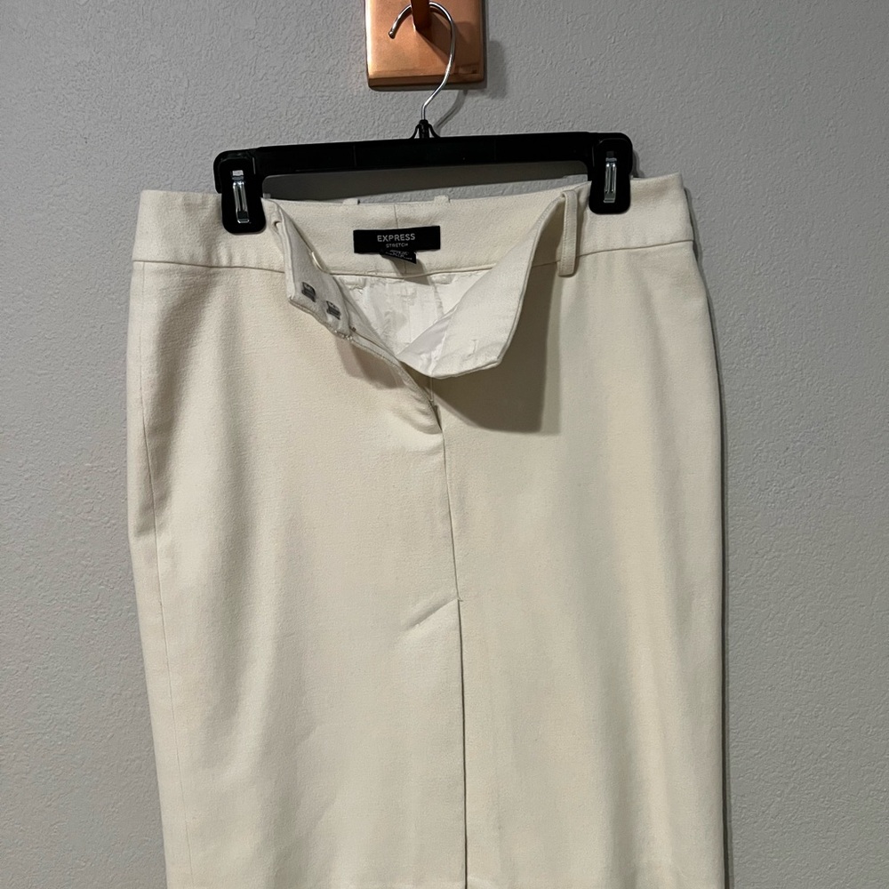 Express Women's White Skirt